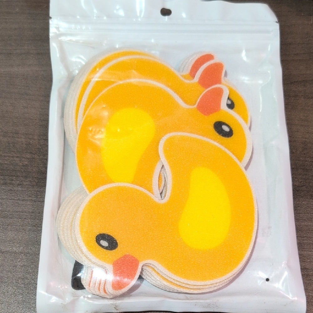 20 PCS Non Slip Bathtub Stickers, Cute Yellow Duck Shower Tub Kid Safety